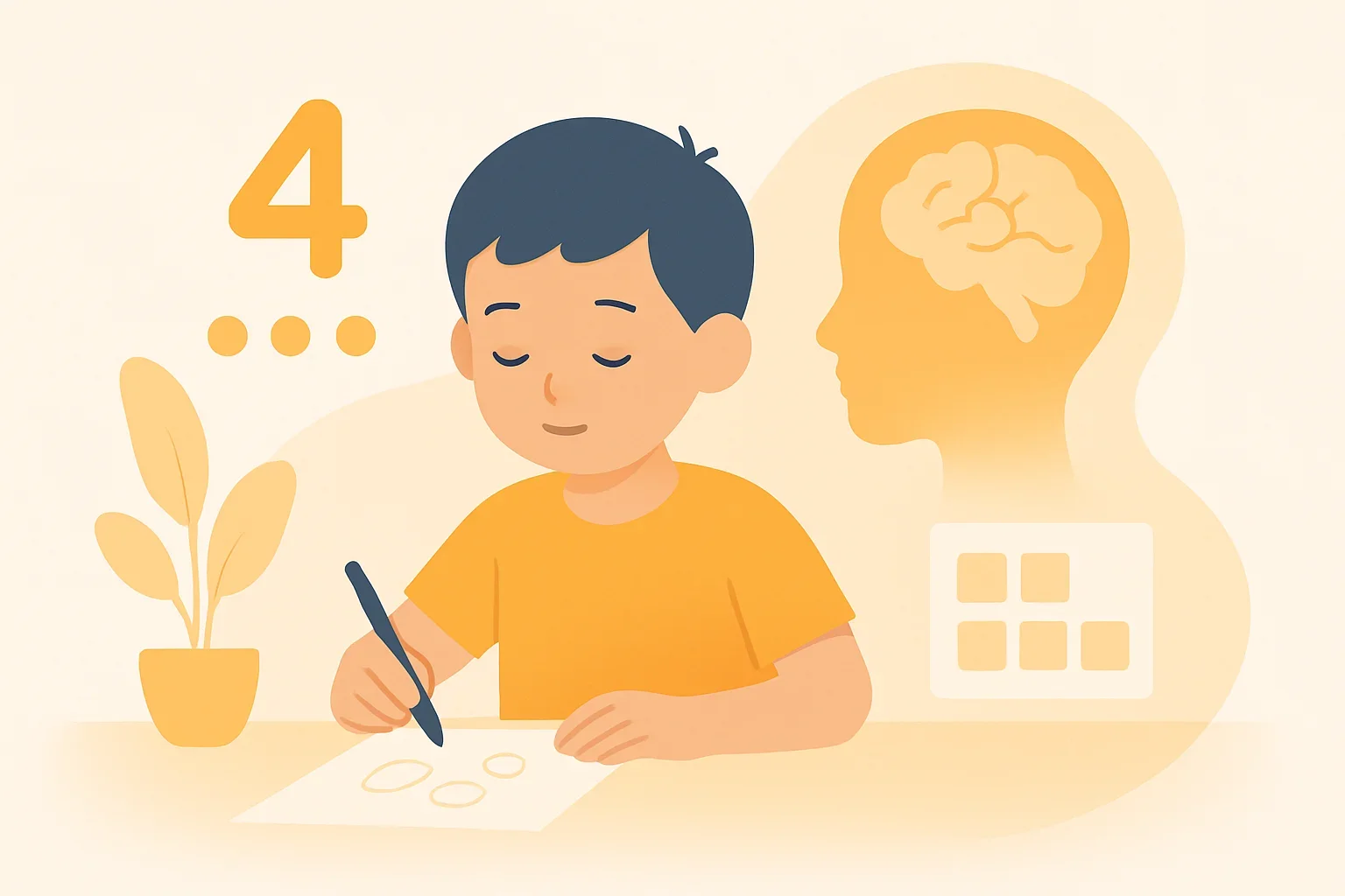 Иллюстрация: «Цифры и счёт» — тест для детей 5–6 лет