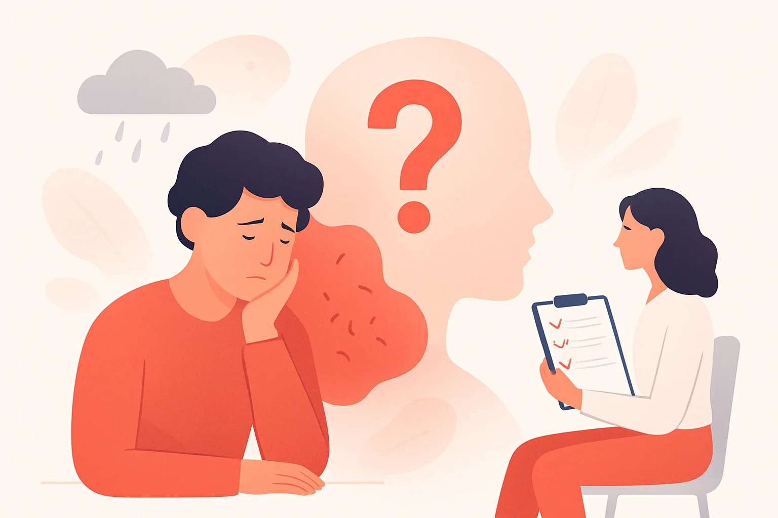 Иллюстрация: У вас стресс или депрессия? Онлайн тест с результатом